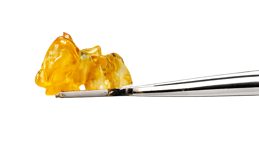 Cannabis concentrate on a dab tool.