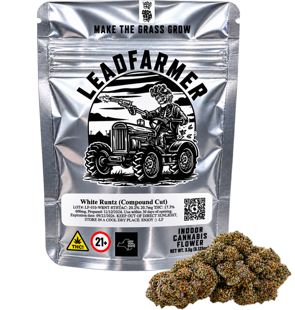 Lead Farmer craft indoor flower pouch and flower for the 25% off Lead Farmer craft indoor flower deal.