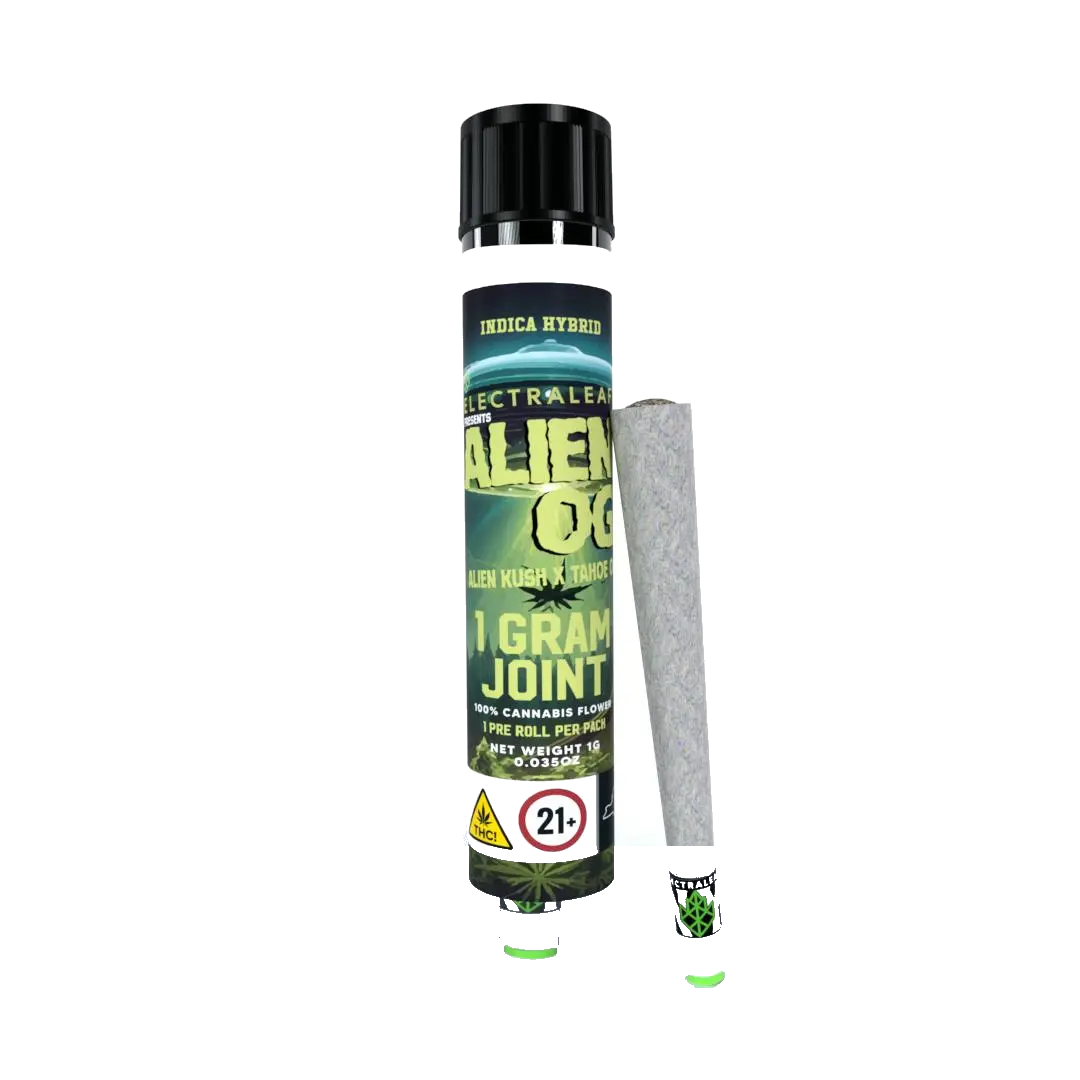 Electraleaf pre-roll tube and pre-roll.