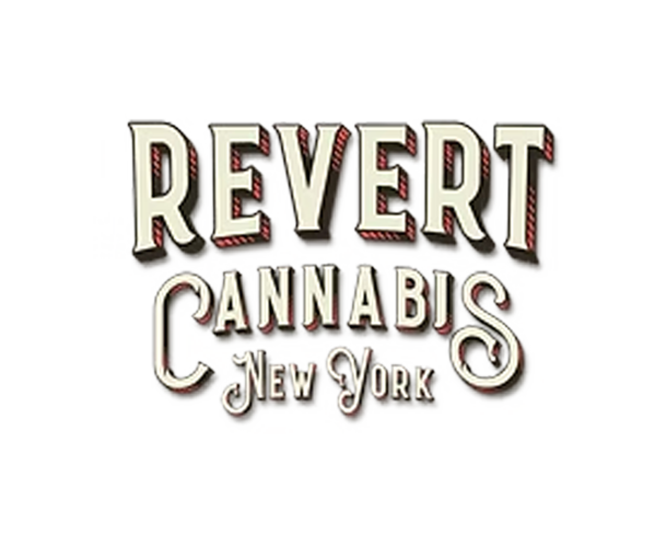 Revert Cannabis New York logo for 20% off all Revert products deal.