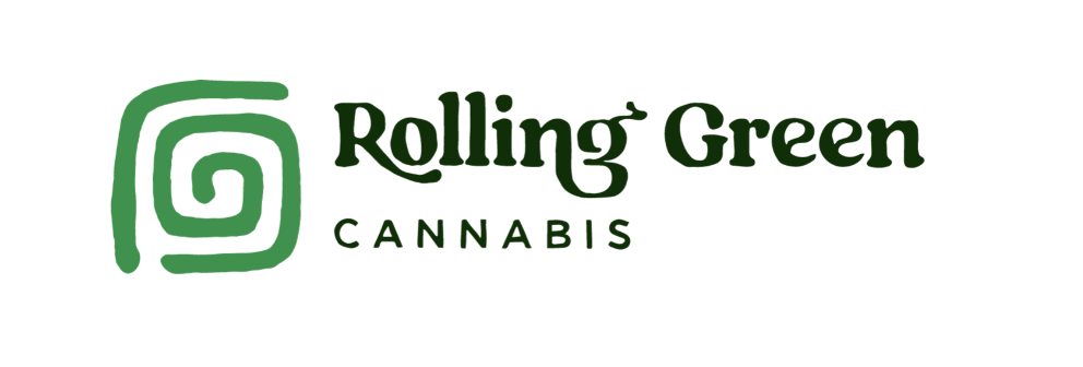 Rolling Green Cannabis logo for BOGO Rolling Green eighths deal.