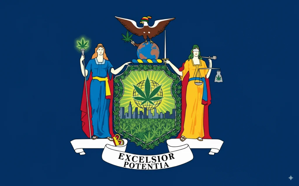 New York State Pot Flag